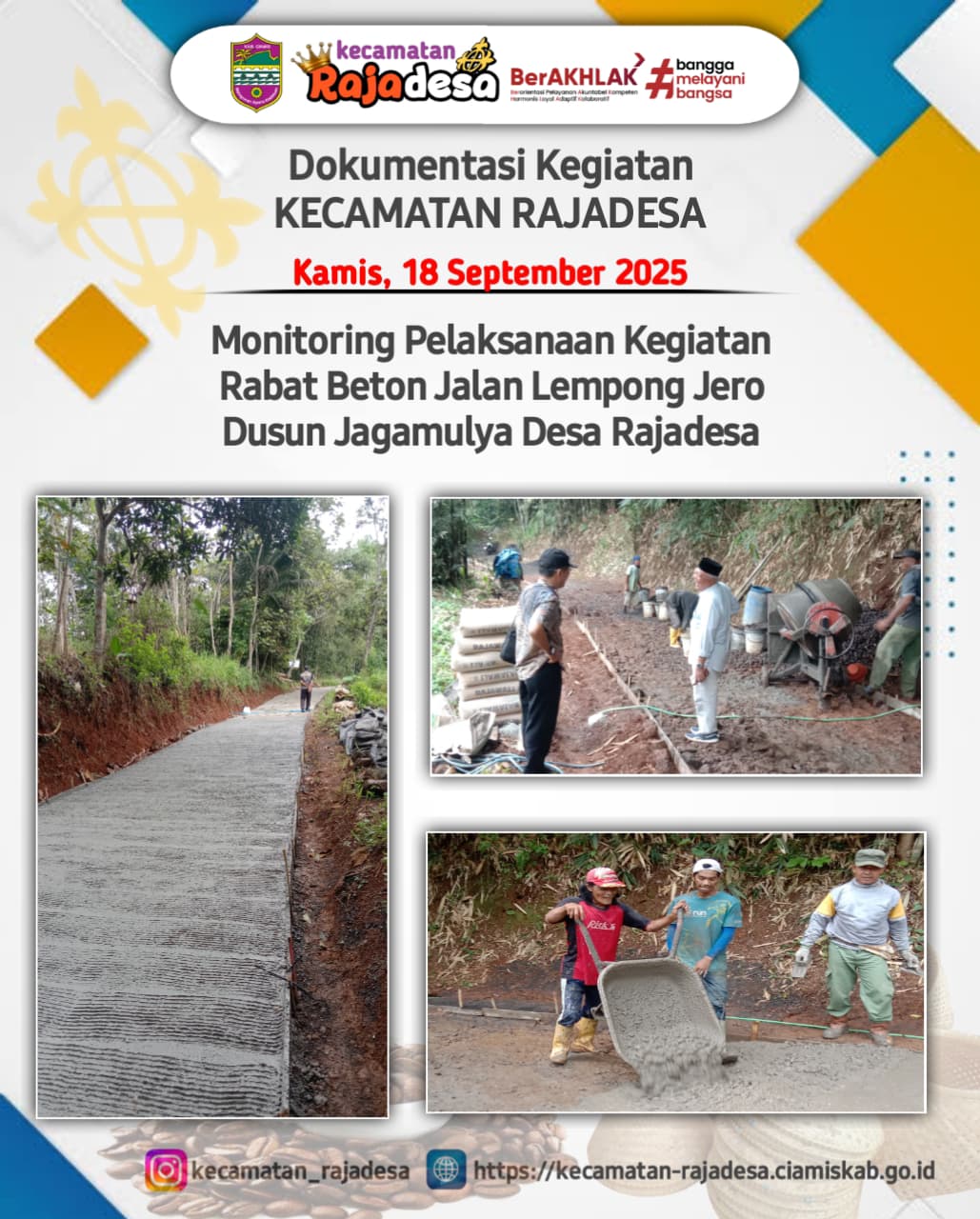 Camat Rajadesa Monitoring Proy...