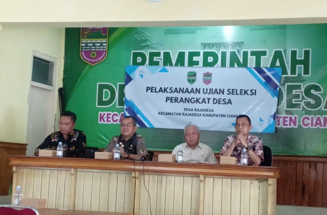 Pelaksanaan Ujian Seleksi Calon Perangkat Desa Rajadesa (Kasi Kesejahteraan)